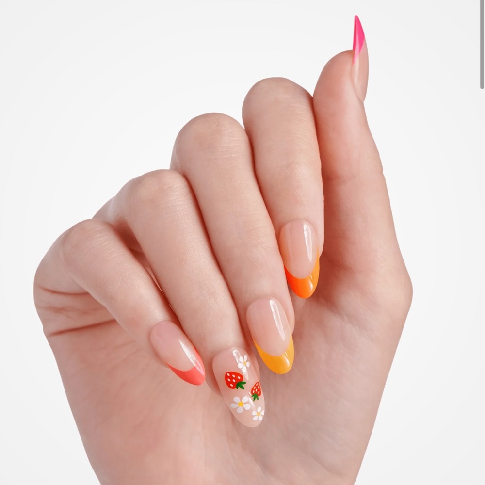 NEW impress “Utopian” Colorful Nail Art with Strawberry and Flower Design